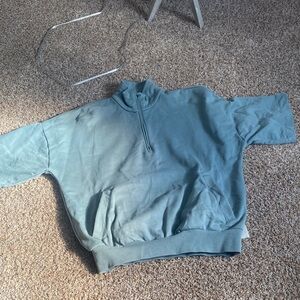 Blue Half-Zip Sweater